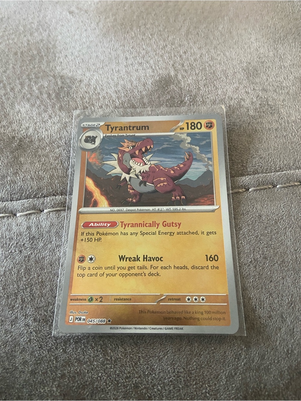 Tyrantrum Rev holo (045/088) Mega Evolution—Perfect Order